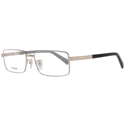 Ermenegildo Zegna Gold Titanium Glasses Men's (frames)