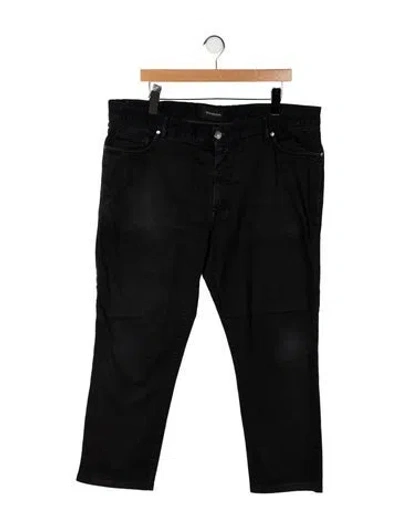 Pre-owned Ermenegildo Zegna Graphic Print Pants In Black