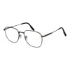 Ermenegildo Zegna Gray Men Optical Frames In Black