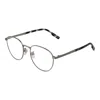 Ermenegildo Zegna Gray Men Glasses Men's Frame In Gray