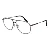 Ermenegildo Zegna Gray Men Optical Frames In Black