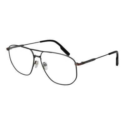 ERMENEGILDO ZEGNA ERMENEGILDO ZEGNA GRAY MEN GLASSES MEN'S FRAME