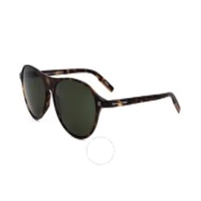 Ermenegildo Zegna Green Oval Ladies Sunglasses Ez0168 52n 58 In Black