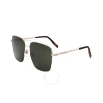 Ermenegildo Zegna Green Square Men's Sunglasses Ez0178-d 32n 60 In Gold