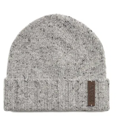 Ermenegildo Zegna Grey Oasi Cashmere Beanie