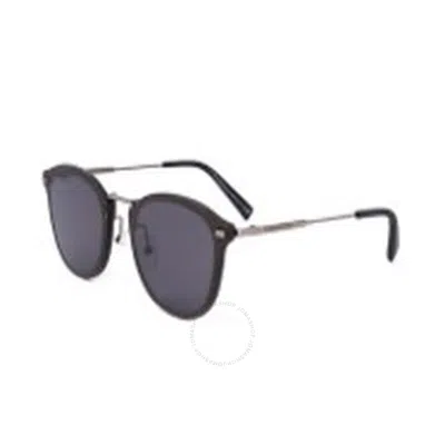 Ermenegildo Zegna Grey Oval Men's Sunglasses Ez0097-d 08a 62 In Black