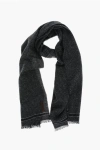 Ermenegildo Zegna Houndstooth Scarf With Fringes