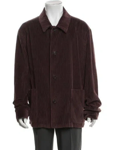 Pre-owned Ermenegildo Zegna Jacket In Purple