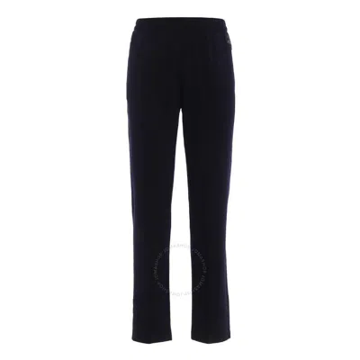 Ermenegildo Zegna Logo-patch Wool Jogger Pants In Black