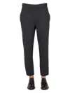 Ermenegildo Zegna Double Knitted Jogging Pants In Charcoal