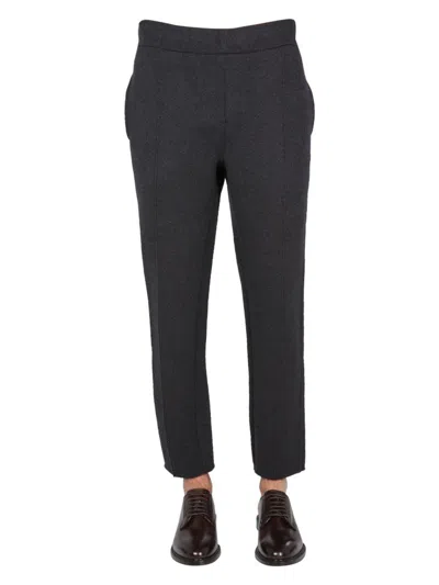 ERMENEGILDO ZEGNA MEN'S DOUBLE KNITTED JOGGING PANTS