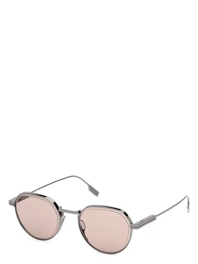 Ermenegildo Zegna Men's Gunmetal Sunglasses In Gray