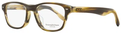 Ermenegildo Zegna Men's Eyeglasses Zc5013f 062 Matte Brown Melange 55mm In Multi