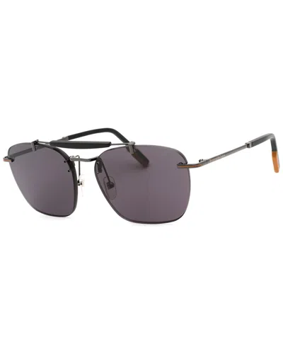 Ermenegildo Zegna Men's Ez0155 59mm Sunglasses In Grey