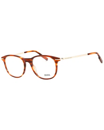 Ermenegildo Zegna Men's Ez5245 53mm Optical Frames In Brown
