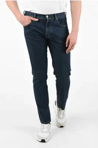 Pre-owned Ermenegildo Zegna Men Jeans Ez Luxury Narrow Fit Jeans 17cm Blue