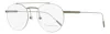 Ermenegildo Zegna Men's Leggerissimo Eyeglasses Ez5218 008 Gunmetal 51mm In Multi