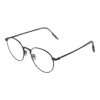 Ermenegildo Zegna Gray Men Optical Frames In Black