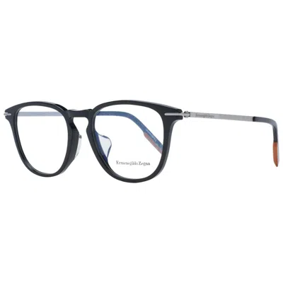 Ermenegildo Zegna Men Optical Men's Frames In Black
