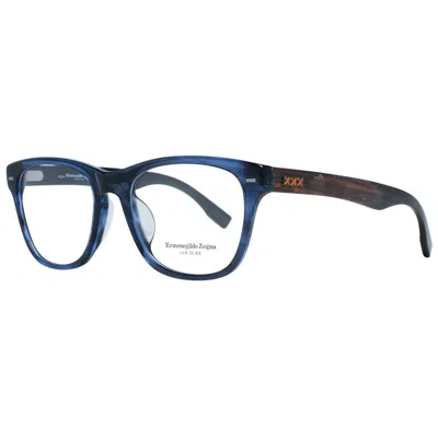 Ermenegildo Zegna Men Optical Men's Frames In Blue
