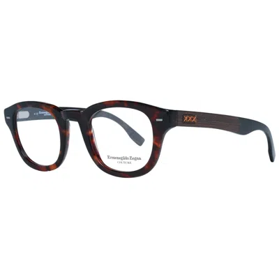 Ermenegildo Zegna Men Optical Men's Frames In Brown