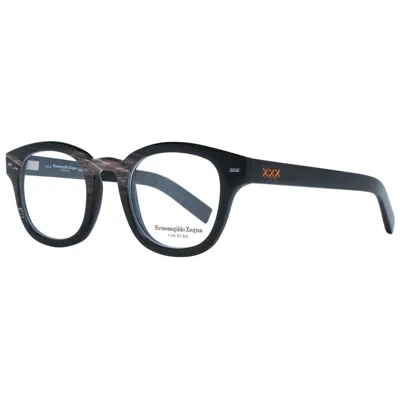 Ermenegildo Zegna Men Optical Men's Frames In Brown