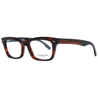 Ermenegildo Zegna Men Optical Men's Frames In Brown