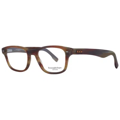 Ermenegildo Zegna Men Optical Men's Frames In Brown
