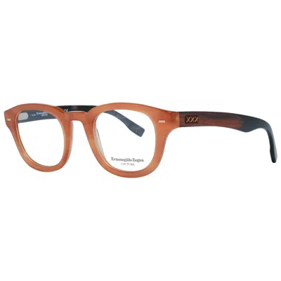 Ermenegildo Zegna Men Optical Men's Frames In Brown