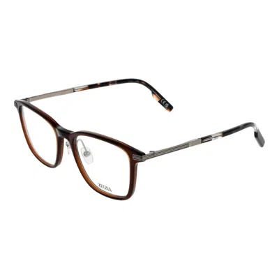 Ermenegildo Zegna Men Optical Men's Frames In Brown