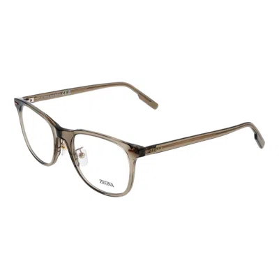 Ermenegildo Zegna Men Optical Men's Frames In Brown