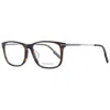 Ermenegildo Zegna Brown Men Optical Frames In Brown