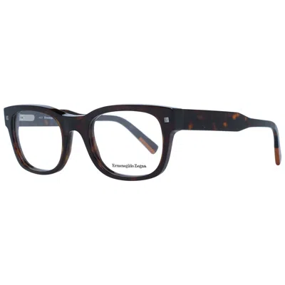 Ermenegildo Zegna Men Optical Men's Frames In Brown