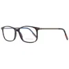 Ermenegildo Zegna Brown Men Optical Frames In Brown