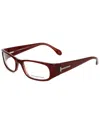 Ermenegildo Zegna Men's Vz3517 53mm Optical Frames In Red