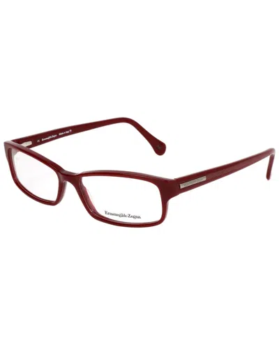 Ermenegildo Zegna Men's Vz3534 55mm Optical Frames In Red