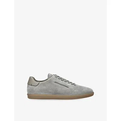 Ermenegildo Zegna Mens  232 Suede Trainers In Gray