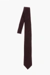 Ermenegildo Zegna Micro Polka Dot Patterned Cashmere Tie Grösse Unica