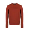 Ermenegildo Zegna Oasi Cashmere Crewneck Sweater In Orange