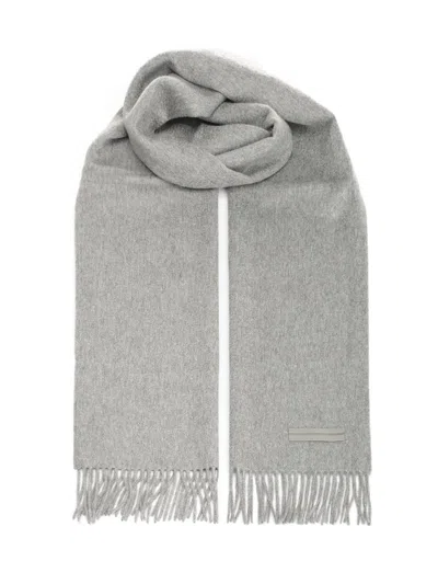 Ermenegildo Zegna Oasi Cashmere Scarf Scarves And Foulards Grey