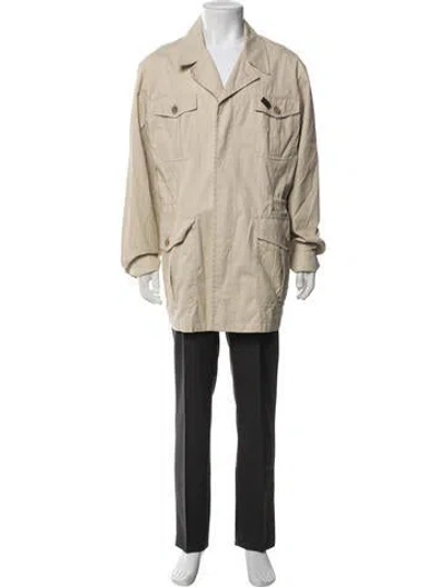 Pre-owned Ermenegildo Zegna Parka In Neutral