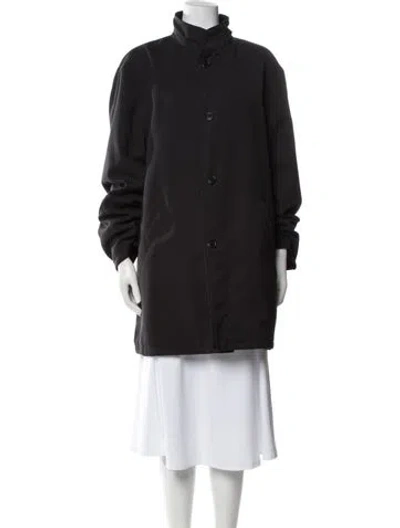 Pre-owned Ermenegildo Zegna Peacoat In Black