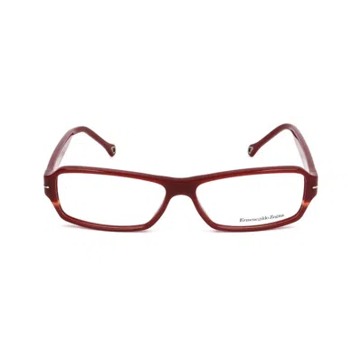 Ermenegildo Zegna Plastic Men's Frames In Red