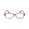 Ermenegildo Zegna Red Plastic Frames