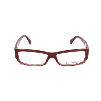 ERMENEGILDO ZEGNA ERMENEGILDO ZEGNA RED PLASTIC GLASSES  (FRAMES)