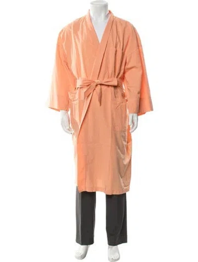 Pre-owned Ermenegildo Zegna Robe In Orange