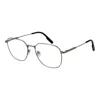 Ermenegildo Zegna Silver Men Optical Frames In Gray