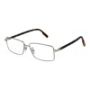 Ermenegildo Zegna Silver Men Optical Frames In Metallic
