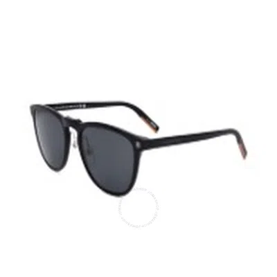 Ermenegildo Zegna Smoke Oval Men's Sunglasses Ez0182 01a 54 In Black