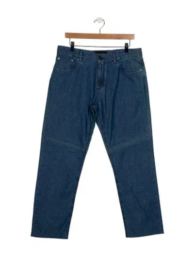 Pre-owned Ermenegildo Zegna Straight-leg Jeans In Blue